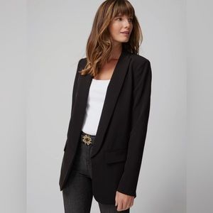 White House Black Market (WHBM) Relaxed Blazer Blazigan Size 0 in Black
